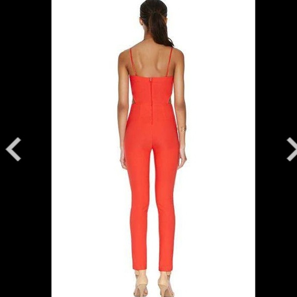 Nasty Gal Red Cutout Jumpsuit - Picture 2 of 3